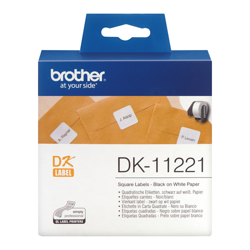 BROTHER Rollo de Etiquetas de 23x23mm de 1000 Uds.