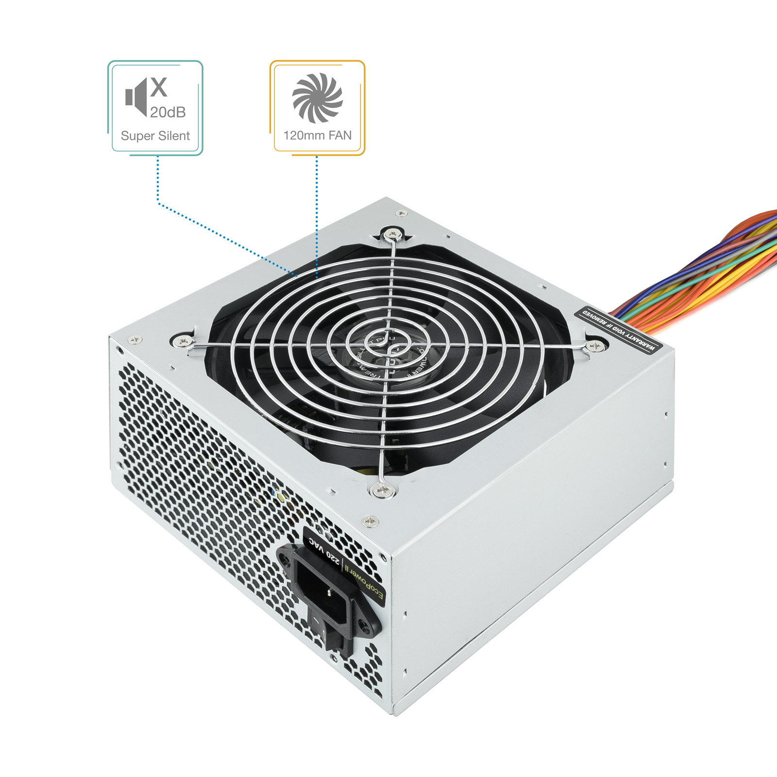 TOOQ FUENTE ALIMENTACION EP-II TQEP-500SSE 500W