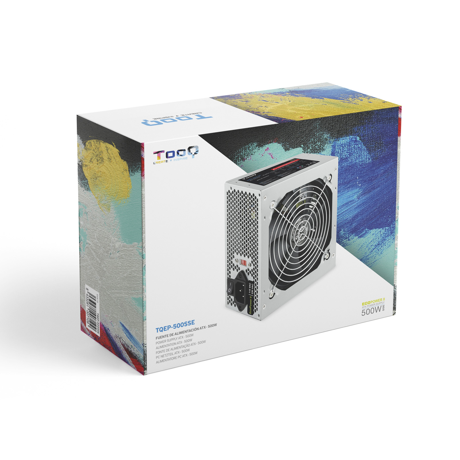 TOOQ FUENTE ALIMENTACION EP-II TQEP-500SSE 500W