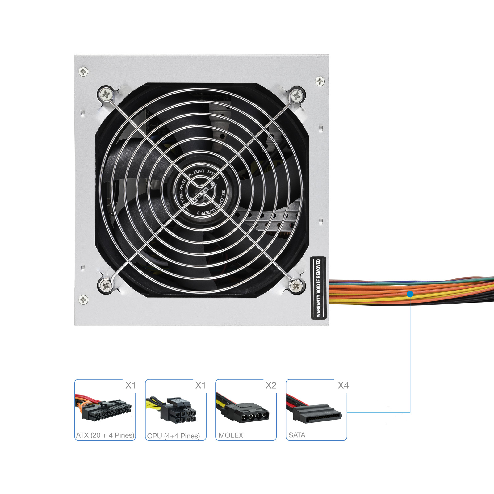 TOOQ FUENTE ALIMENTACION EP-II TQEP-500SSE-O 500W OEM