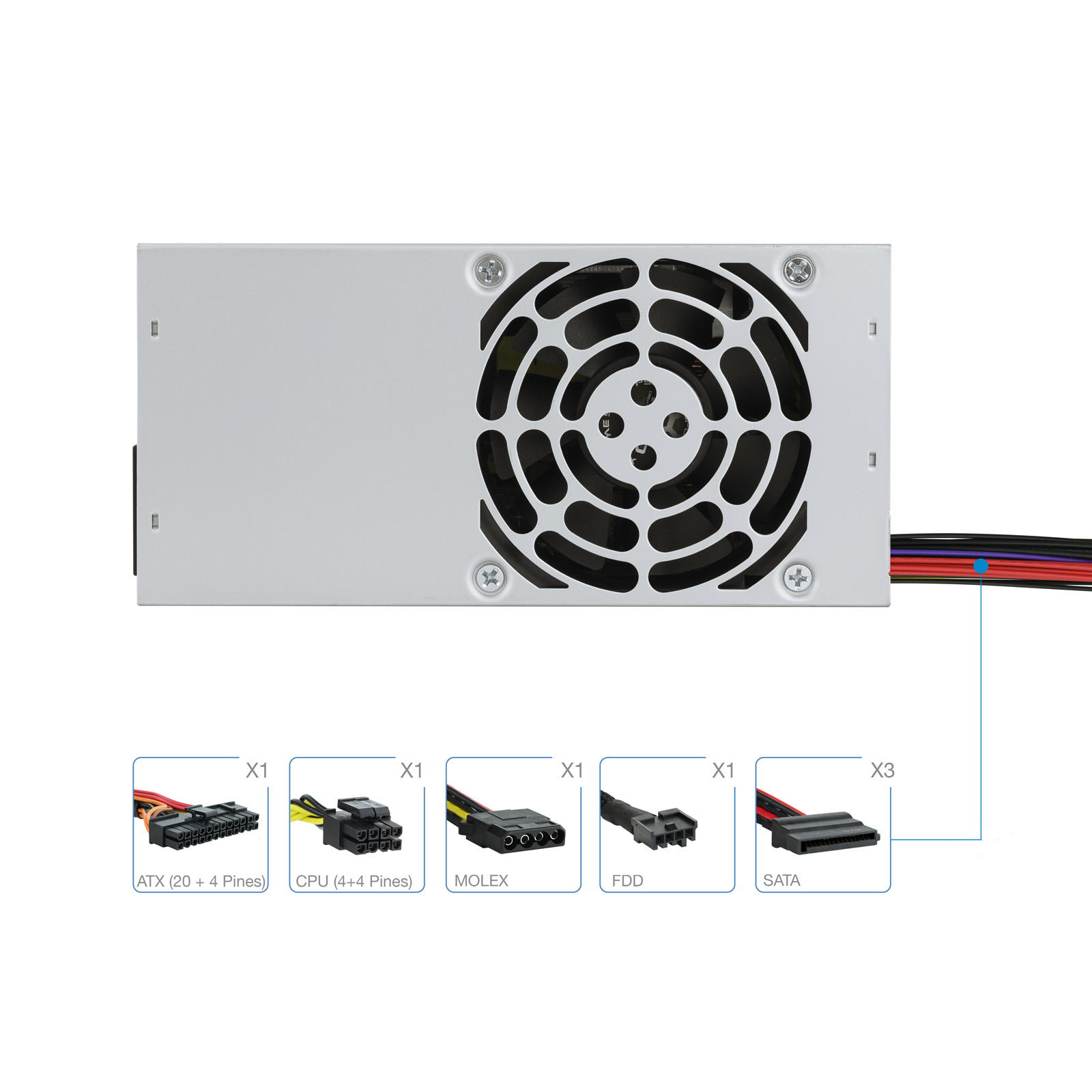 TOOQ FUENTE ALIMENTACION TFX TQEP-TFX500S-O 500W