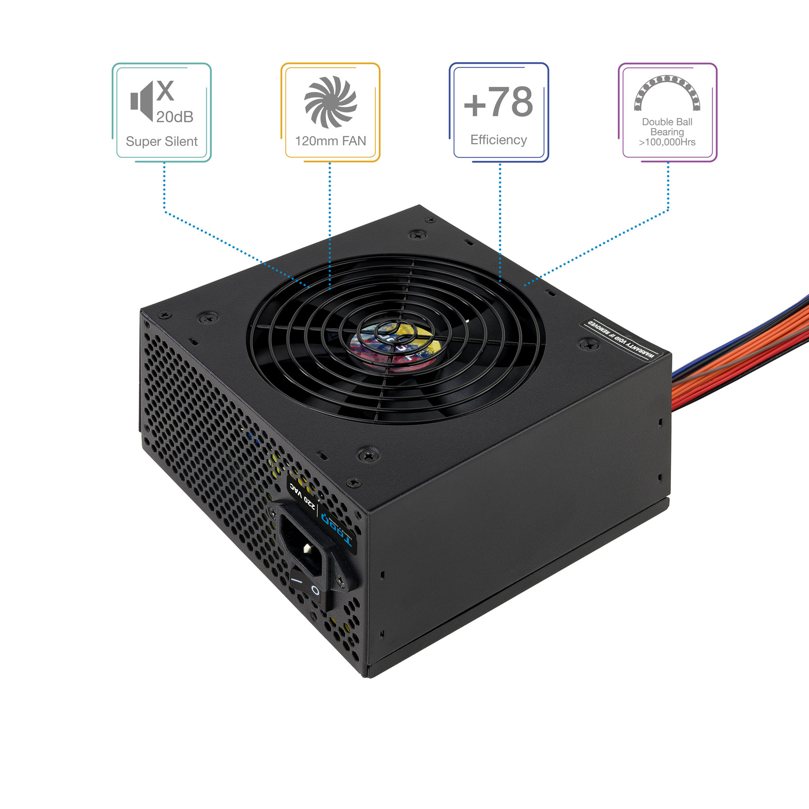 TOOQ FUENTE ALIMENTACION TQAPOLO-600SP 600W