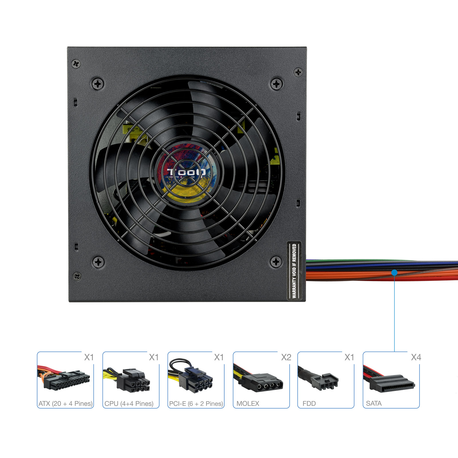 TOOQ FUENTE ALIMENTACION TQAPOLO-600SP 600W