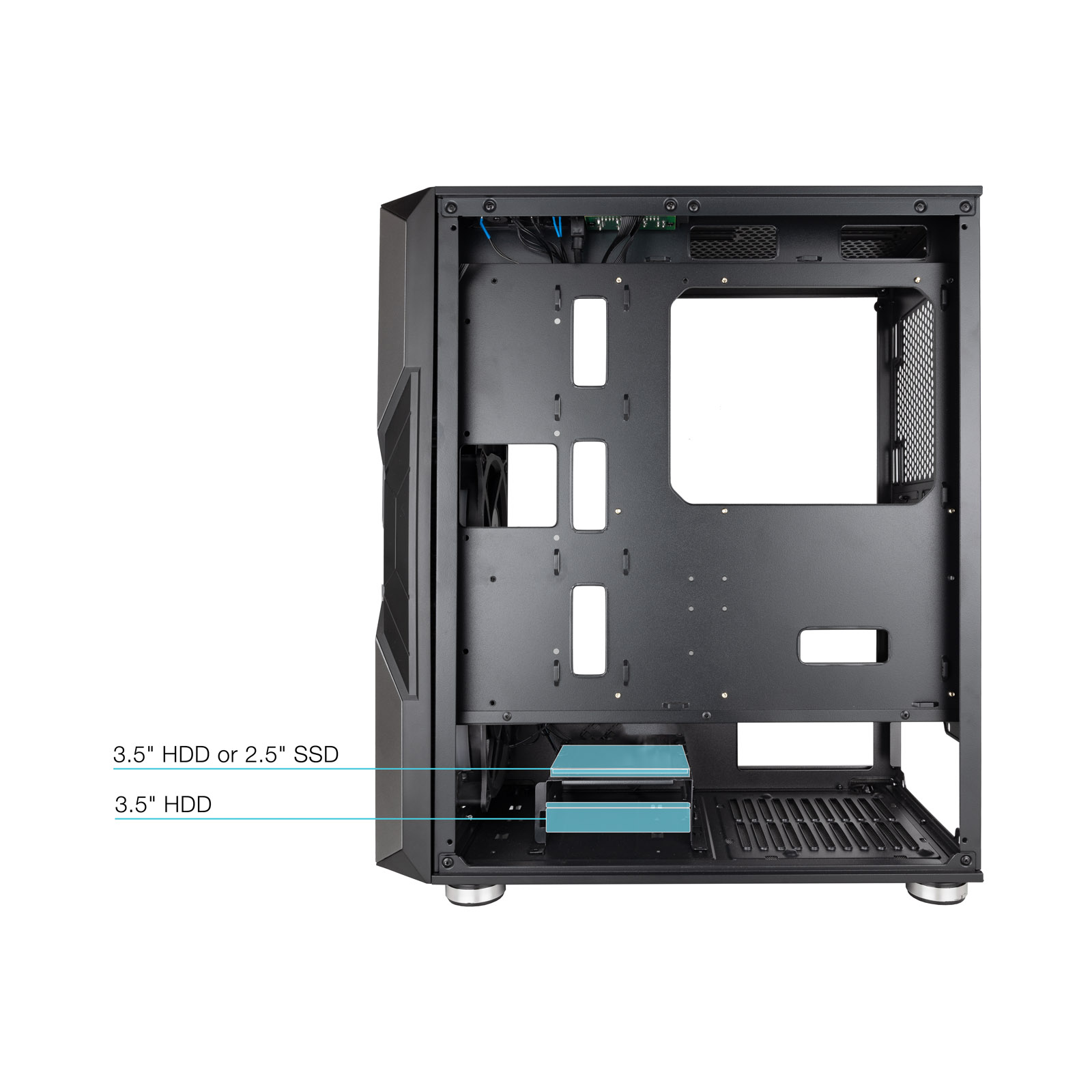 TOOQ CAJA SEMITORRE GAMING NIGHTCITY NEGRA