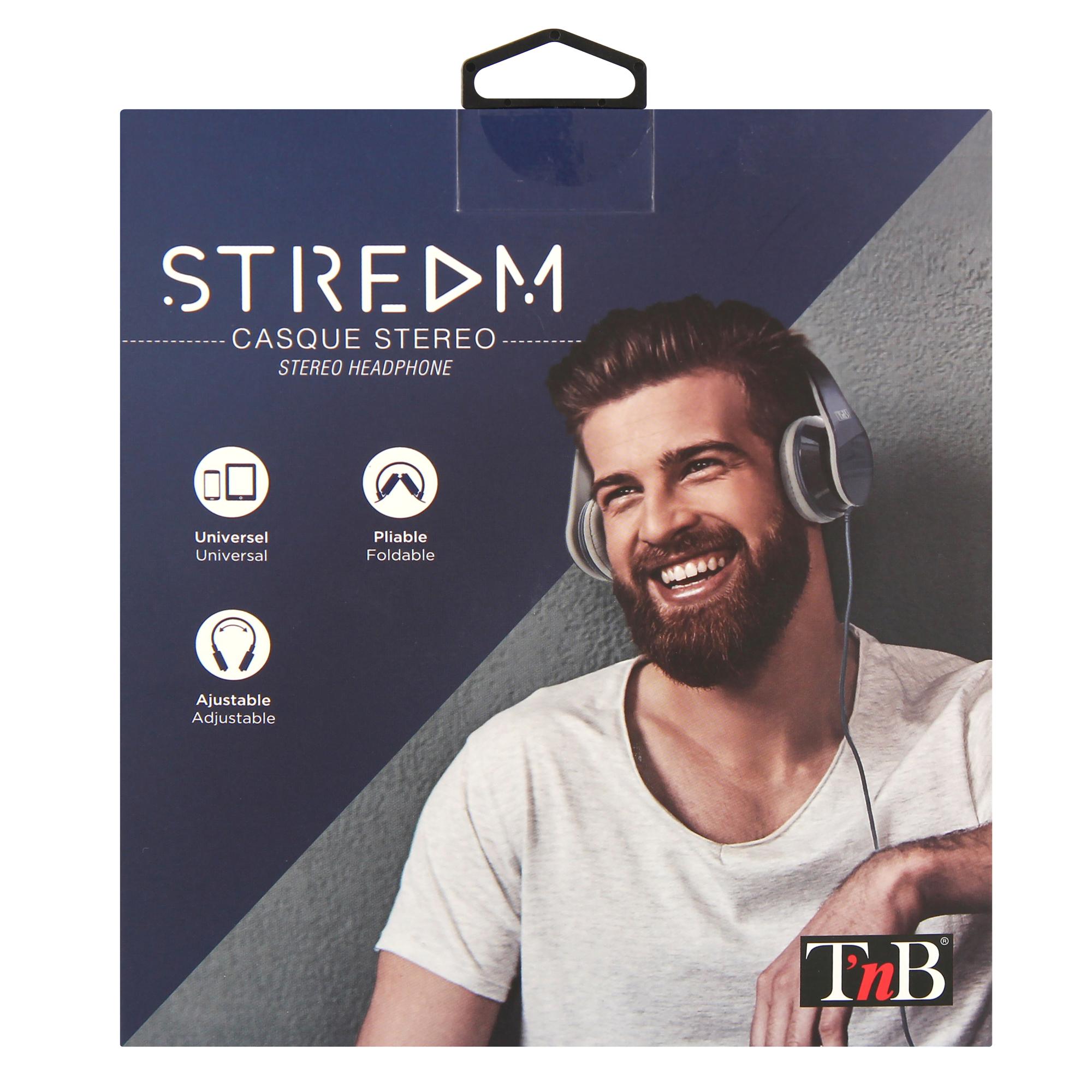 TNB STREAM - Auriculares estéreo plegables - Azul