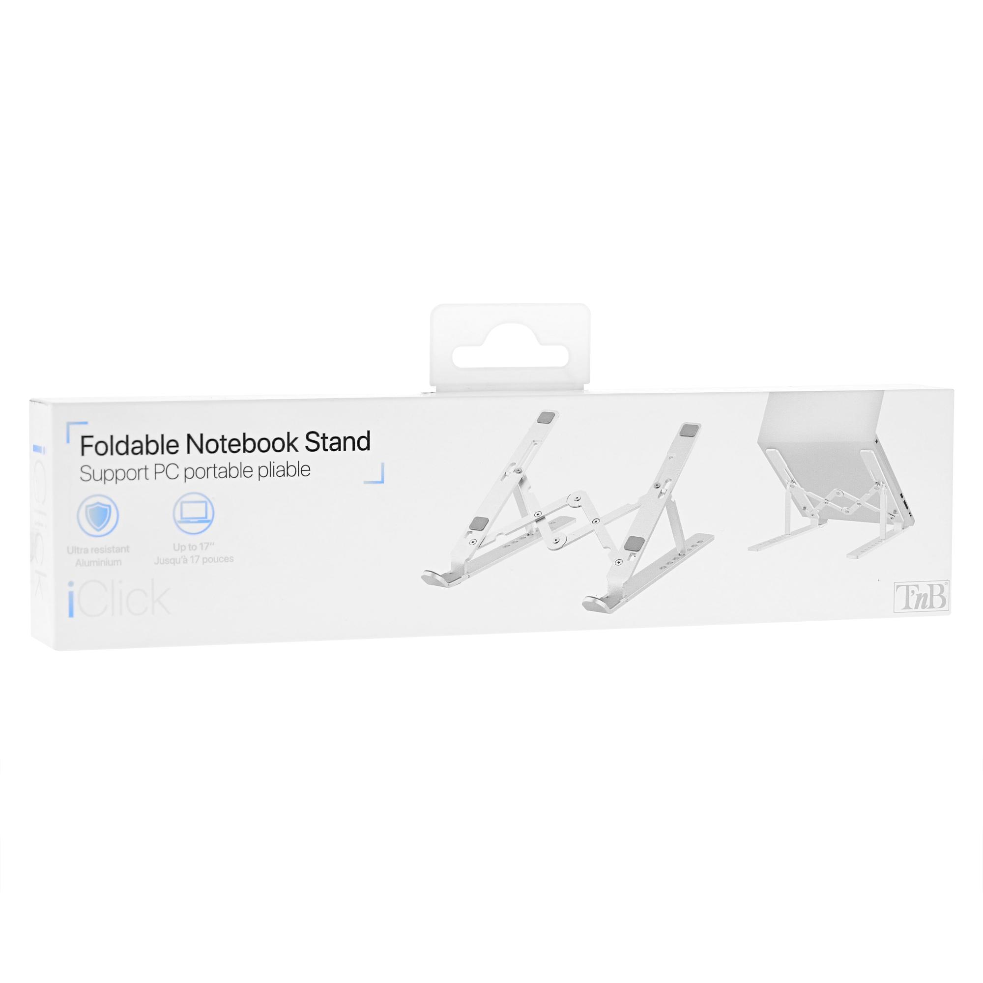 TNB iClick - Soporte de aluminio para portátil - gris
