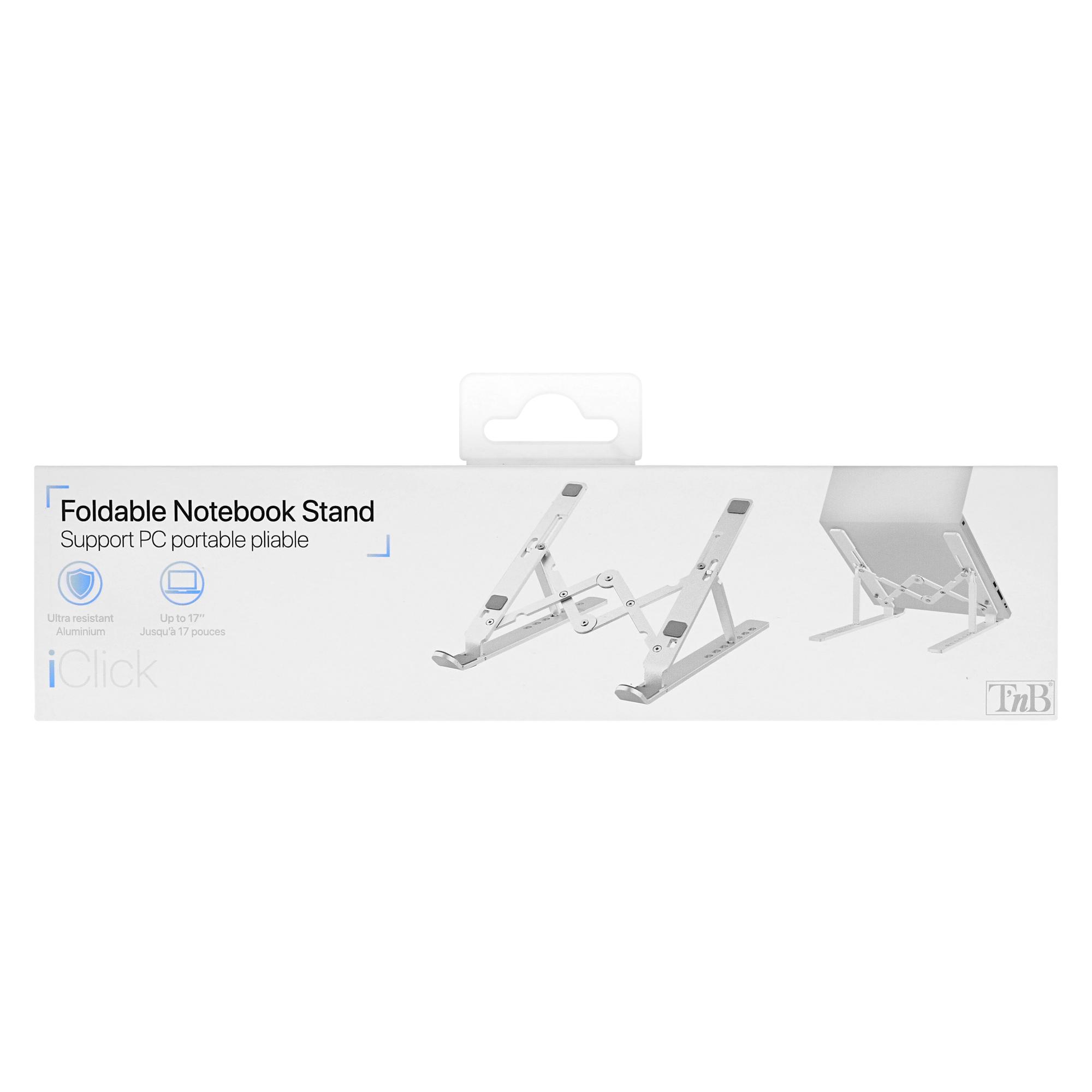 TNB iClick - Soporte de aluminio para portátil - gris
