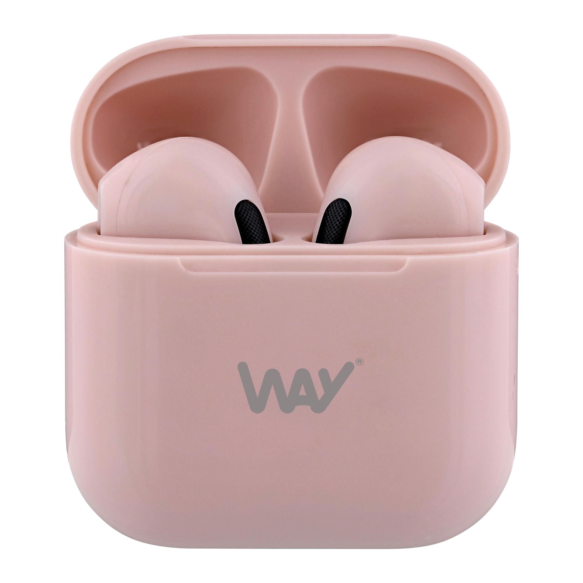 TNB WAY - Auriculares MELODY 2 TWS con estuche de carga - Rosa