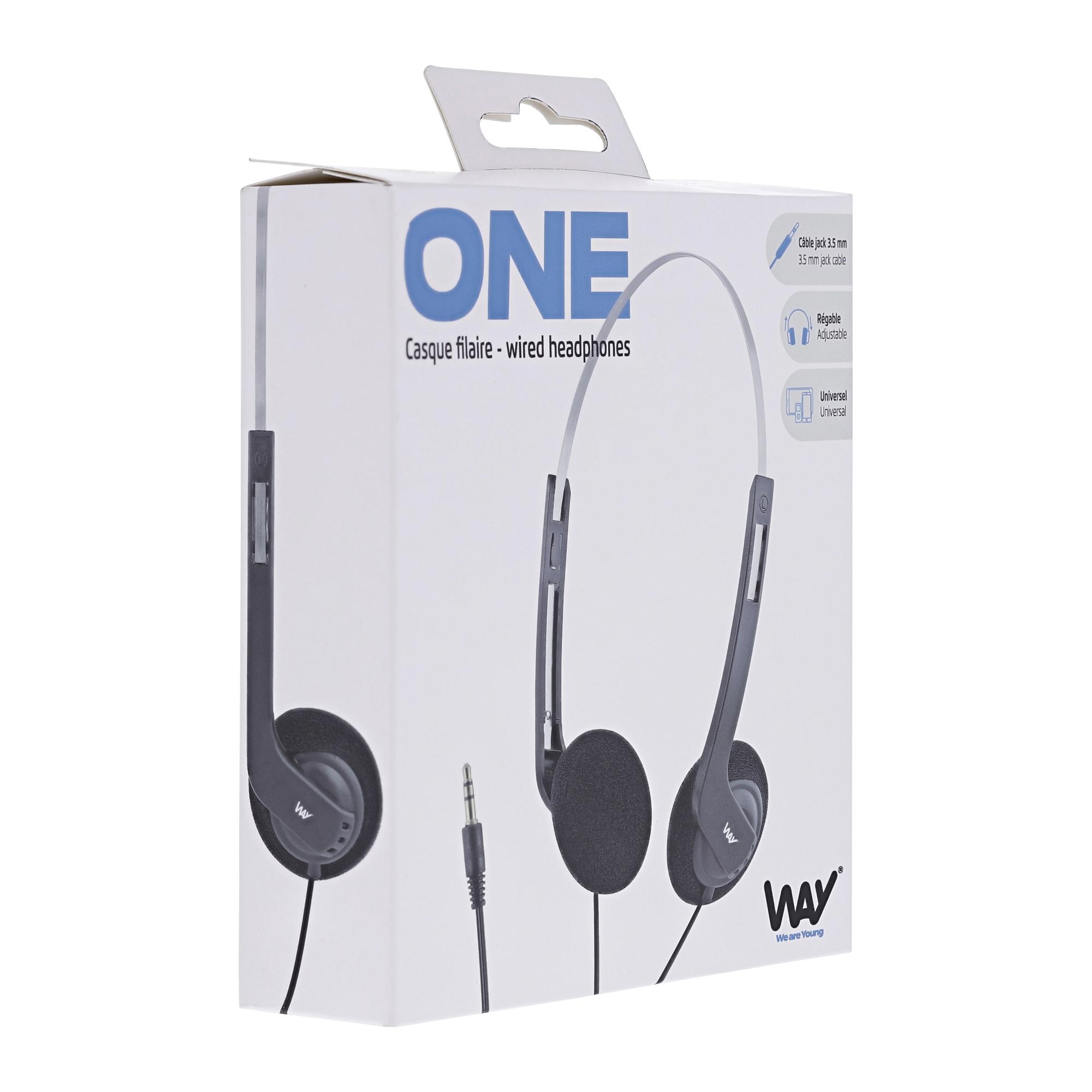 TNB WAY - Auriculares estéreo ONE - Negro