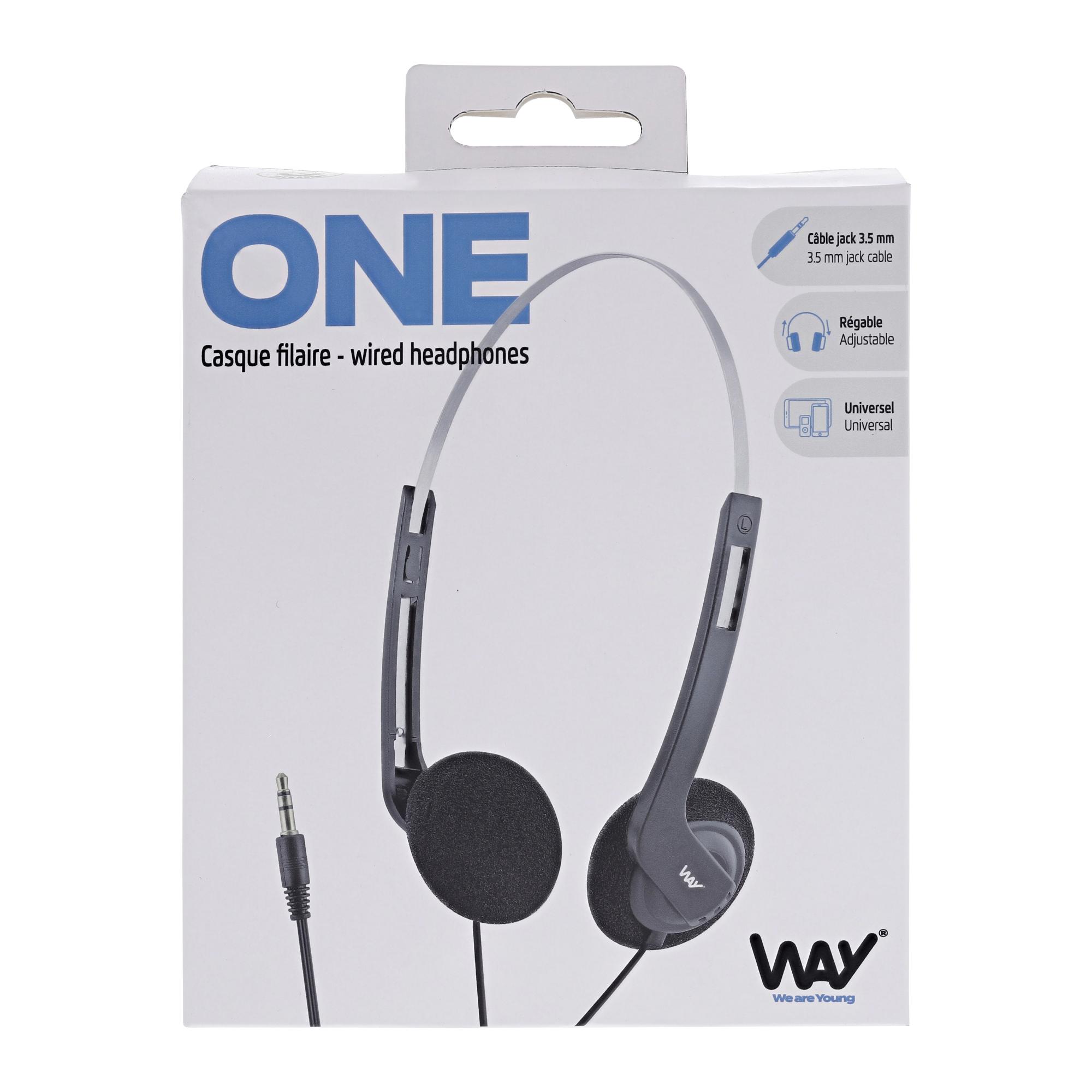 TNB WAY - Auriculares estéreo ONE - Negro