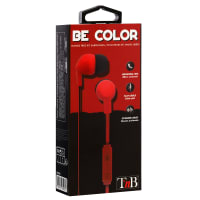 TNB Auriculares con cable BE COLOR jack rojo