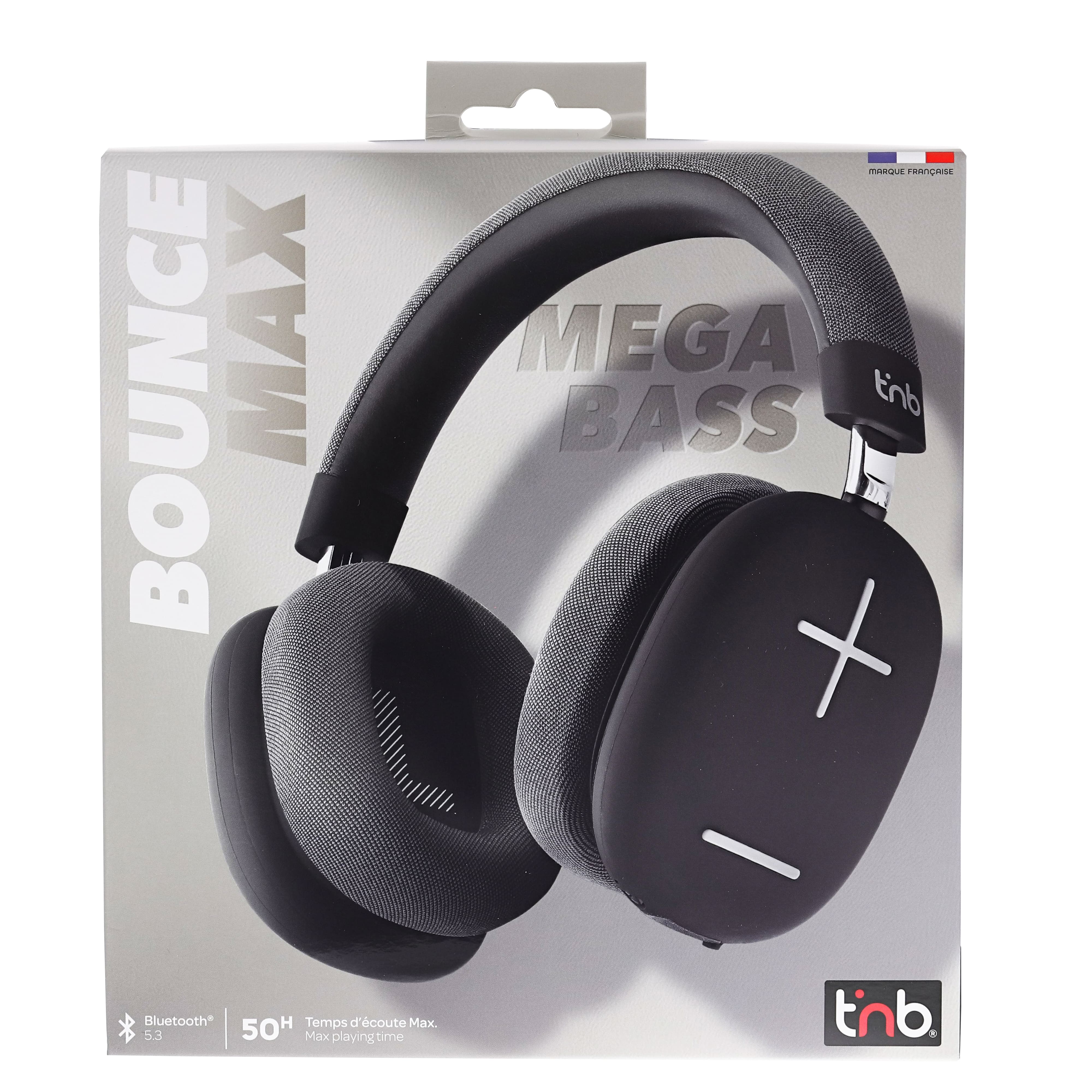 TNB   Auriculares Bluetooth BOUNCE MAX Negros