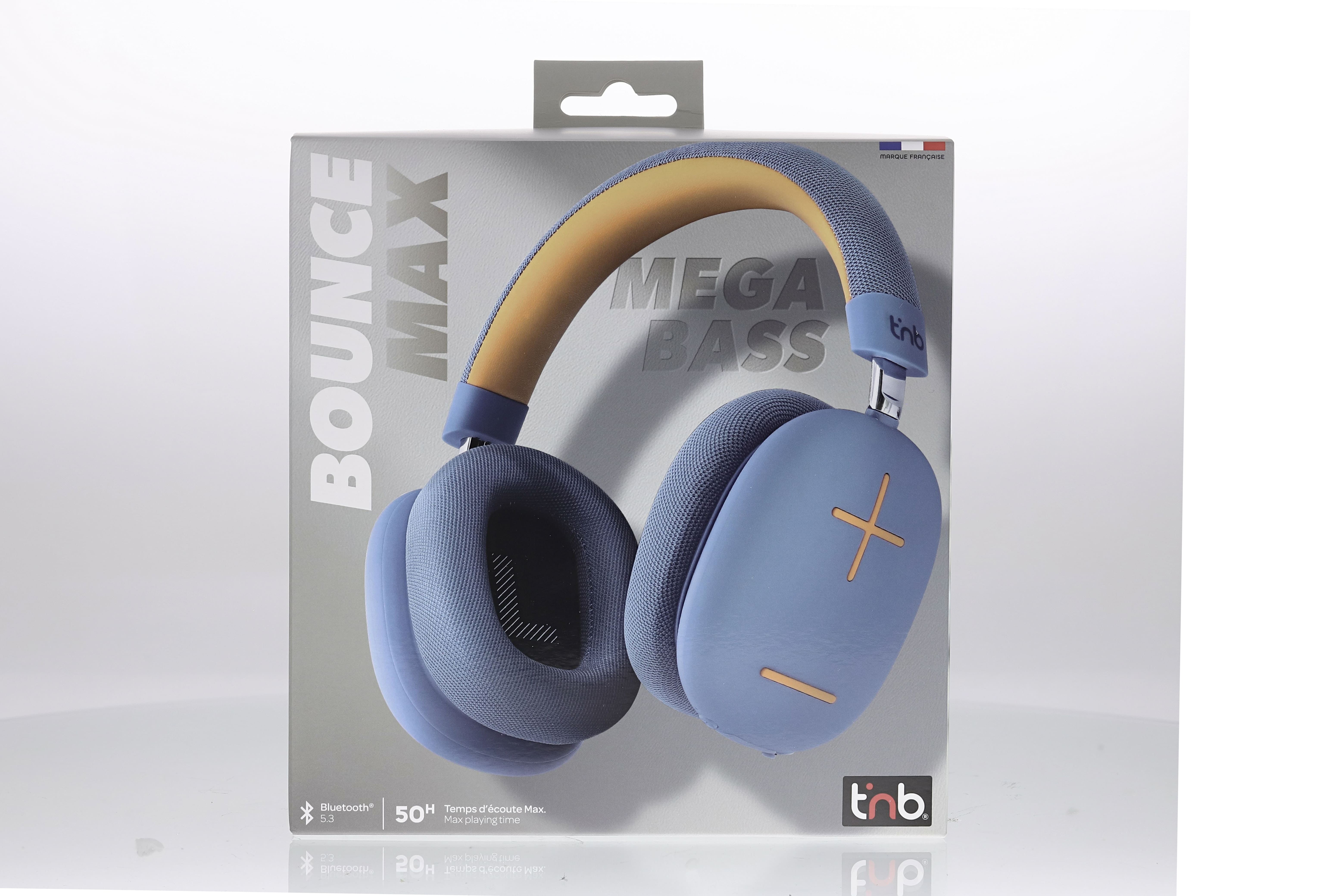 TNB   Auriculares Bluetooth BOUNCE MAX Azules
