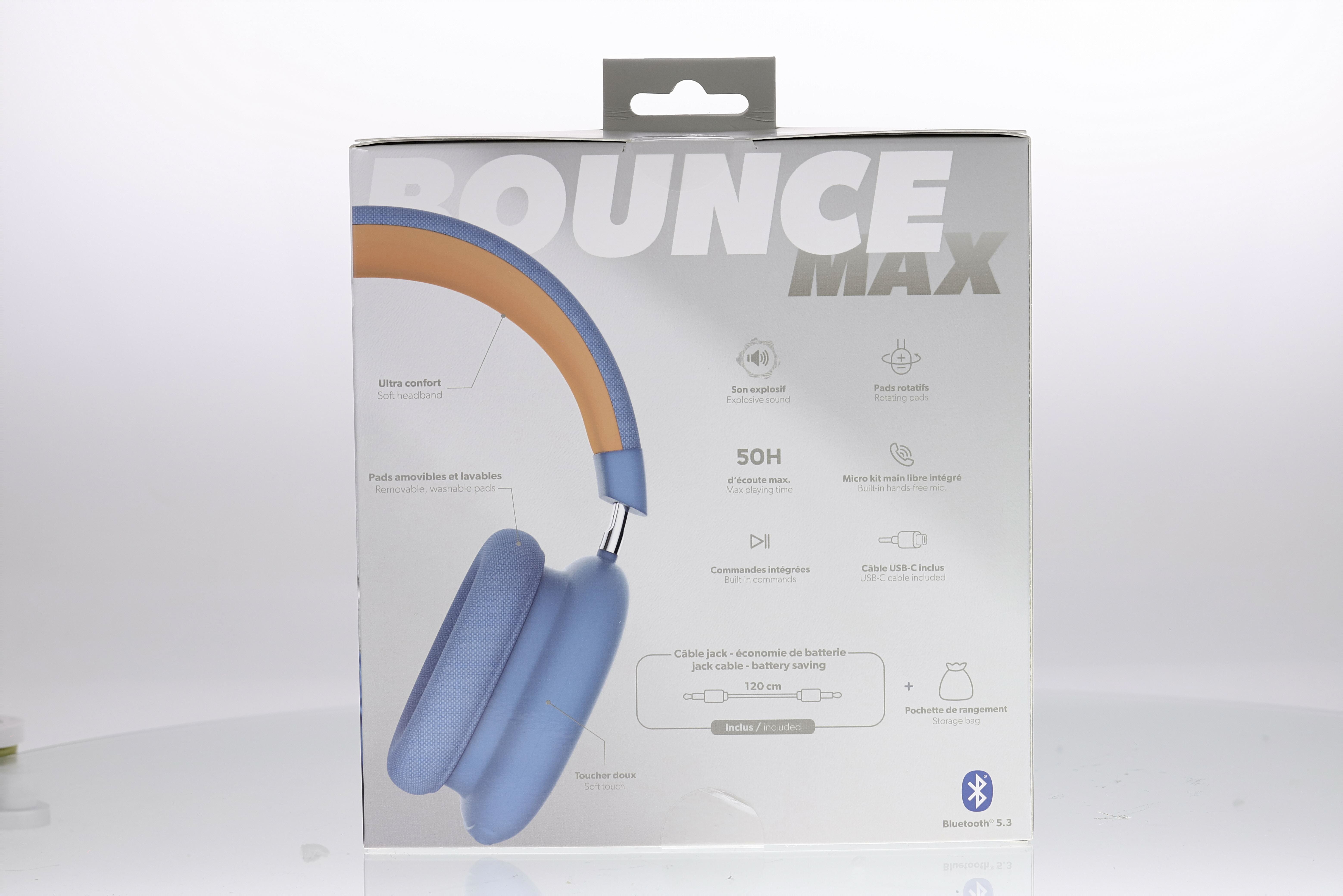 TNB   Auriculares Bluetooth BOUNCE MAX Azules