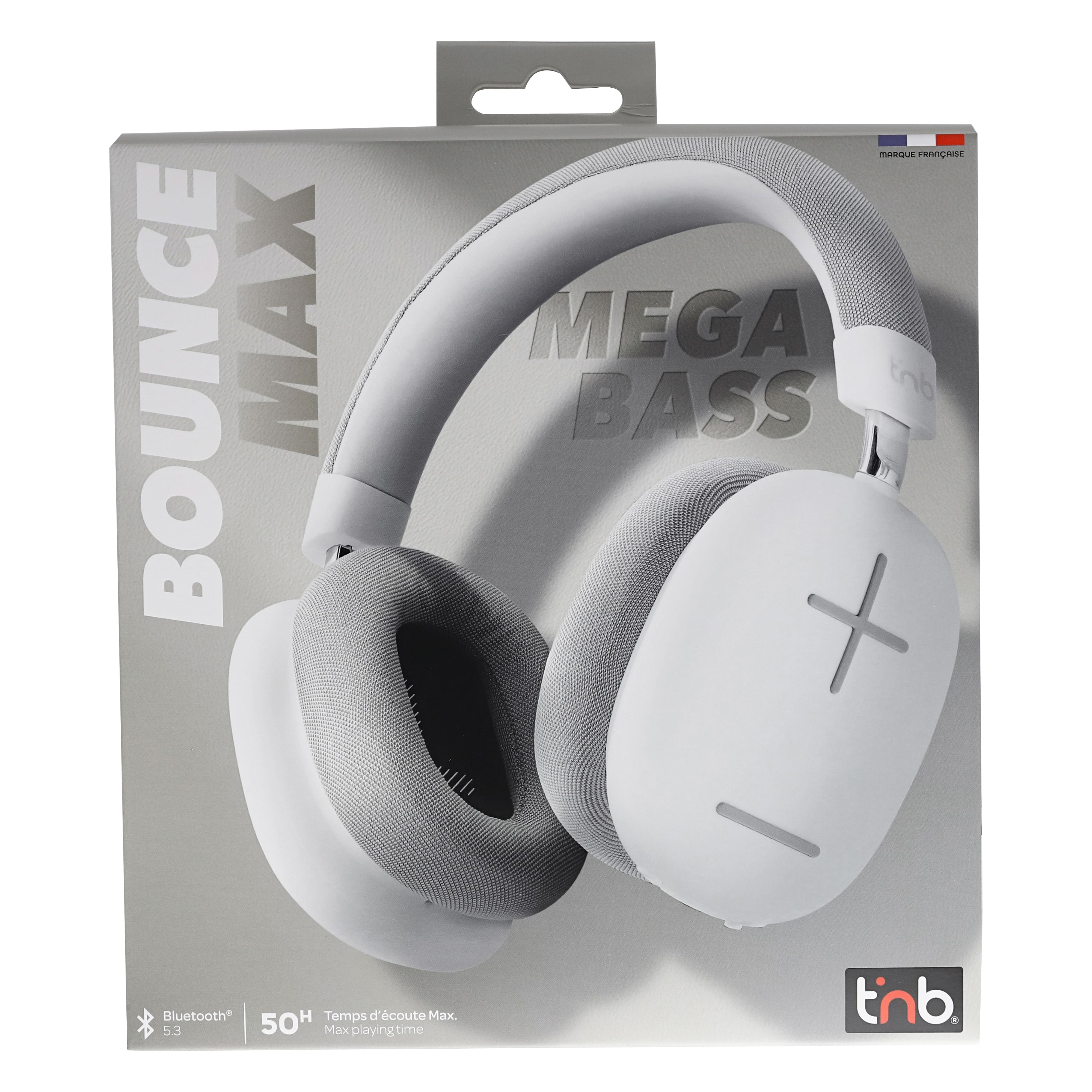 TNB   Auriculares Bluetooth BOUNCE MAX Blancos