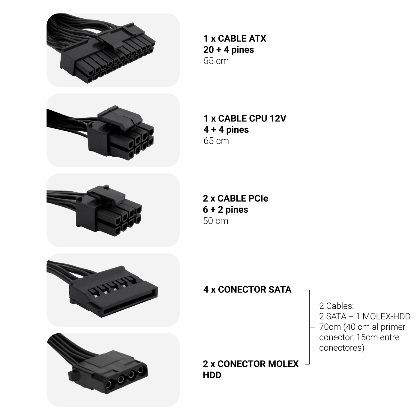 COOLBOX Fuente de alimentacion PowerLine3 650W