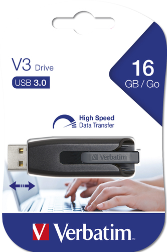 VERBATIM PEN DRIVE USB 3.0 STORE N GO DRIVE 16GB NEGRO