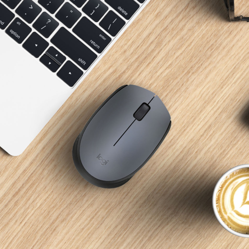 LOGITECH Raton m170 optico wireless gris
