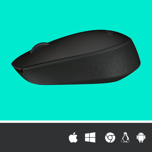 LOGITECH Raton m171 optico wireless negro