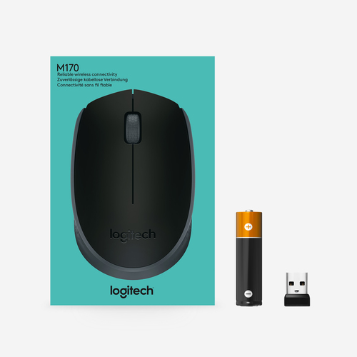 LOGITECH Raton m171 optico wireless negro