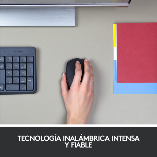 LOGITECH Raton m171 optico wireless negro