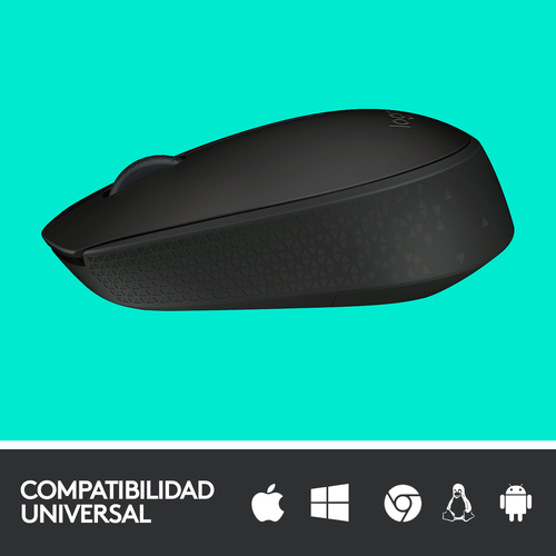 LOGITECH Raton m171 optico wireless negro