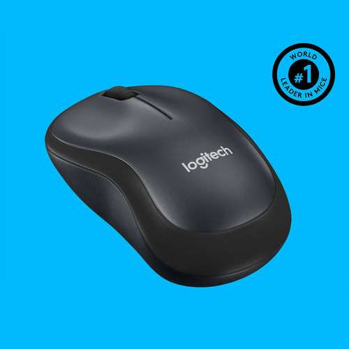 LOGITECH RATON M220 OPTICO WIRELESS SILENT GRIS