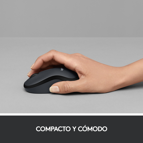 LOGITECH RATON M220 OPTICO WIRELESS SILENT GRIS