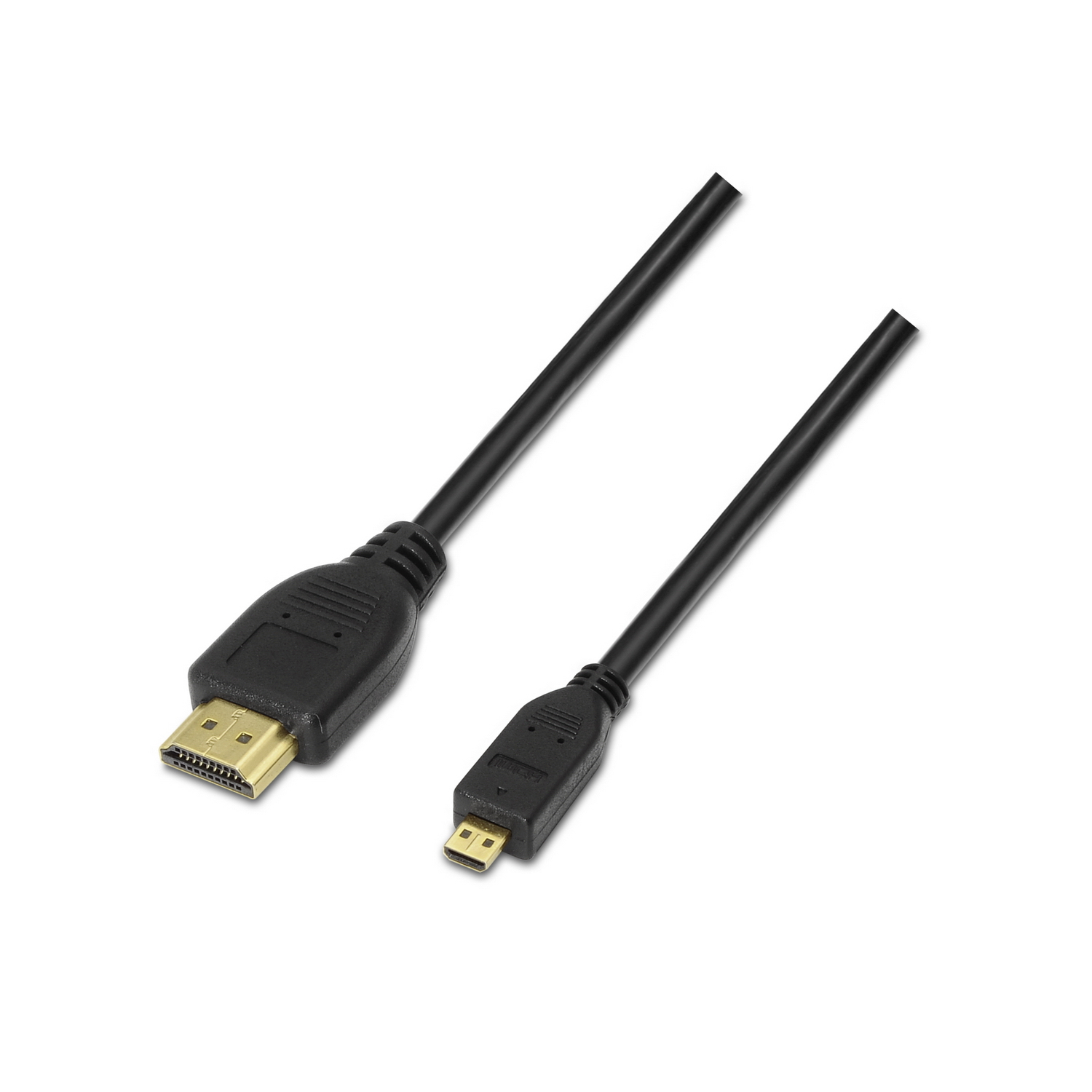 AISENS - CABLE MICRO HDMI ALTA VELOCIDAD / HEC, A/M-D/M, NEGRO, 0.8M