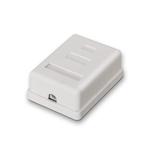AISENS - ROSETA DE SUPERFICIE RJ45 CAT.6 FTP 1 TOMA, BLANCO