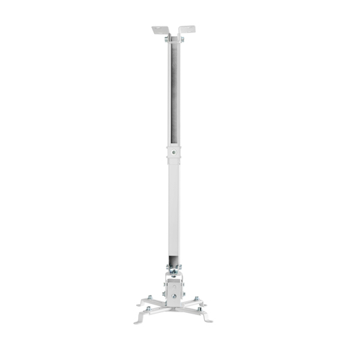 AISENS - SOPORTE UNIVERSAL ECO INCLINABLE Y EXTENSIBLE DE TECHO/PARED PARA PROYECTOR 20KG, BLANCO