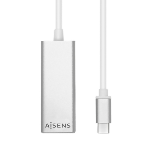 AISENS - CONVERSOR USB3.1 GEN1 USB-C A ETHERNET GIGABIT 10/100/1000 MBPS, 15CM