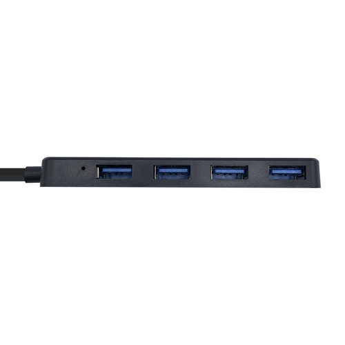 AISENS HUB USB 3.0 TIPO A/M-4 X TIPO A/H NEGRO 30CM