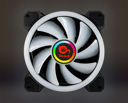 Talius ventilador caja RGB Iris/Cronos Spectrum 16Led 12cm Negro Retail