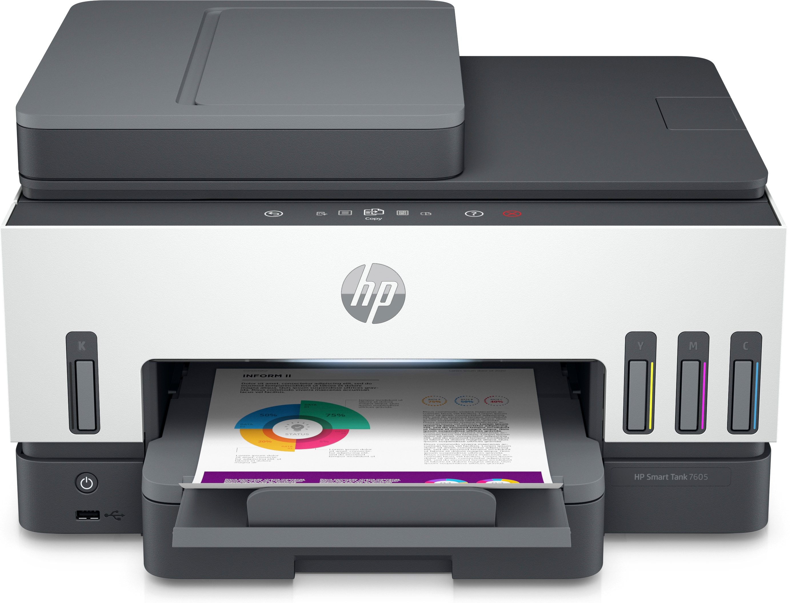 HP multifuncion inkjet Smart Tank 7605