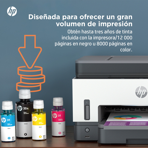 HP multifuncion inkjet Smart Tank 7605