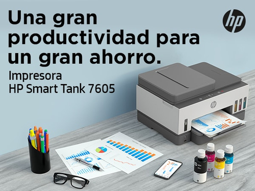 HP multifuncion inkjet Smart Tank 7605