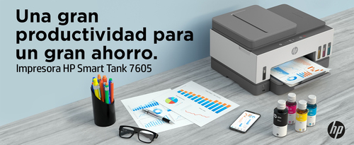 HP multifuncion inkjet Smart Tank 7605