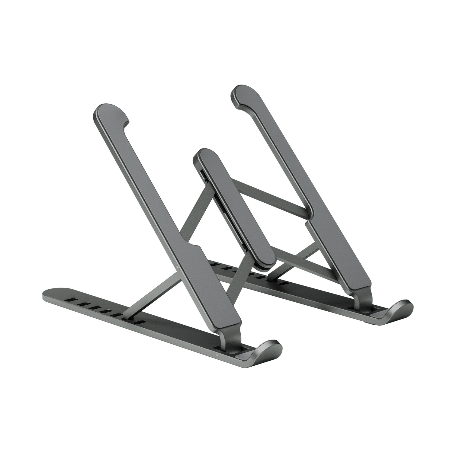 AISENS Soporte de sobremesa ajustable para Portatil o Tablet, GRIS Oscuro