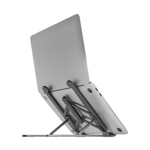 AISENS Soporte de sobremesa ajustable para Portatil o Tablet, GRIS Oscuro