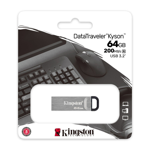 KINGSTON Pendrive Datatraveler KYSON 64GB / USB 3.2 GEN 1