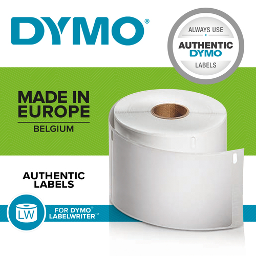 DYMO Etiqueta LW envío 101x54mm, 1 rollo etiquetas (220)
Papel blanco