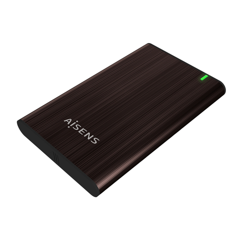 AISENS CAJA EXTERNA 2,5" ASE-2525BWN 9.5MM SATA A USB 3.0/USB3.1 GEN1, MARRON