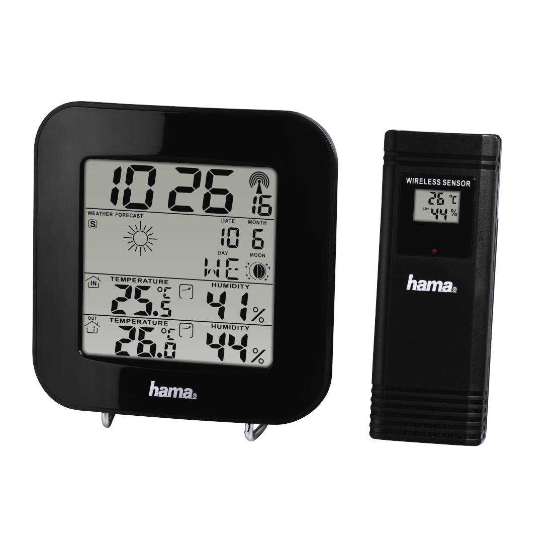 HAMA Home Estacion Meteorologica EWS-200 Negra