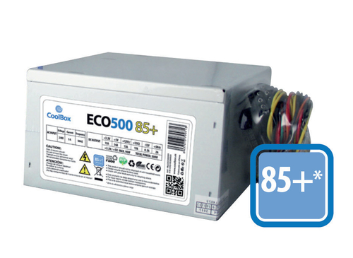 COOLBOX FUENTE ALIMENTACION ATX ECO-500 85+ (80+ BRONZE)