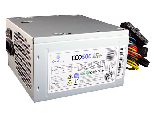 COOLBOX FUENTE ALIMENTACION ATX ECO-500 85+ (80+ BRONZE)