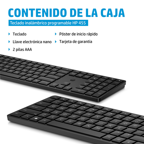HP Teclado 455 programable inalambrico