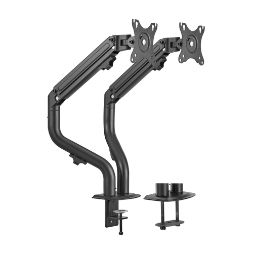 AISENS - SOPORTE DE MESA ECO CONTRAPESO GIRATORIO E INCLINABLE PARA 8KG (3 PIV, 2 BR) DE 17-32, NEGRO