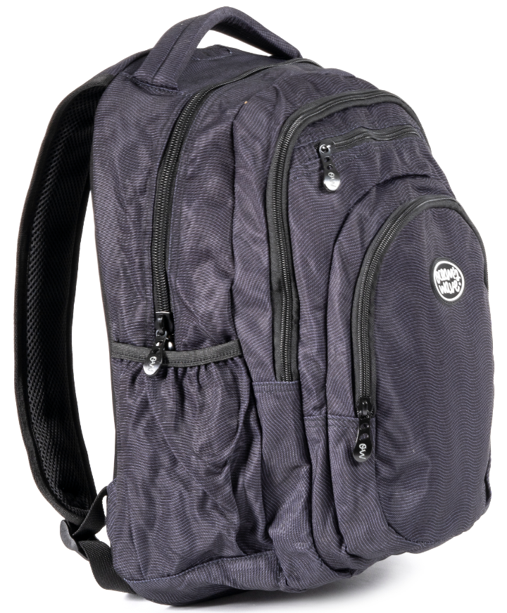 OCW MOCHILA Multizipper NEGRO OLAS