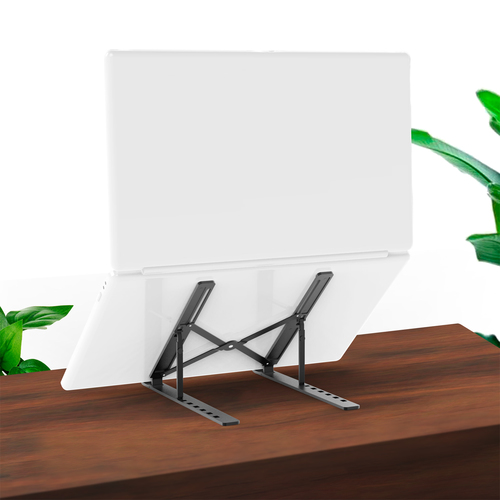 AISENS - SOPORTE DE SOBREMESA AJUSTABLE PARA PORTATIL / TABLET, GRIS